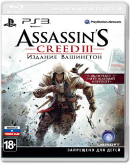 Диск Assassin's Creed III (3) - Издание Вашингтон [PS3]