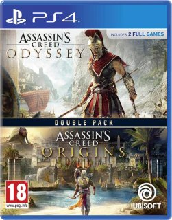 Диск Комплект игр Assassin's Creed: Одиссея + Assassin's Creed: Истоки (англ. версия) [PS4]