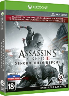 Диск Assassin's Creed III Remastered (Б/У) [Xbox One]