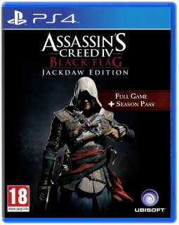 Диск Assassin's Creed IV: Черный флаг (Black Flag) Jackdaw Edition [PS4]