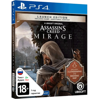 Диск Assassin's Creed Mirage - Launch Edition [PS4]
