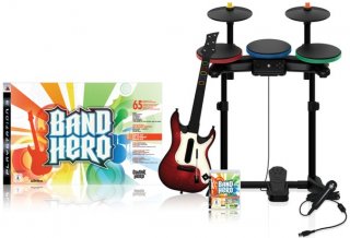 Диск Band Hero Band Kit (Игра + Гитара + Барабаны + Микрофон) [PS3]
