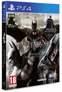 Диск Batman Arkham Collection - Steelbook Edition [PS4]