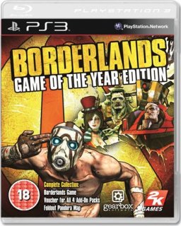 Диск Borderlands: Game Of The Year (Б/У) [PS3]
