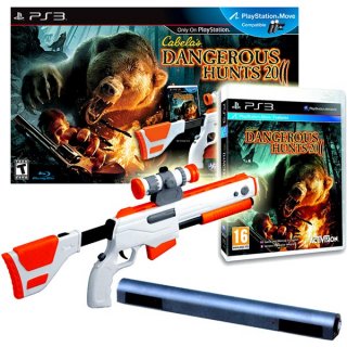 Диск Cabela’s Dangerous Hunts 2011 (Игра + ружье) [PS3]