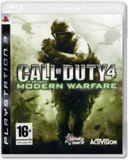 Диск Call of Duty 4: Modern Warfare (Б/У) (не оригинальная обложка) [PS3]