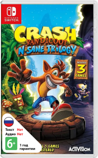 Диск Crash Bandicoot N. Sane Trilogy [Nswitch]