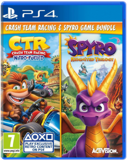 Диск Crash Team Racing Nitro-Fueled & Spyro Reignited Trilogy [PS4]