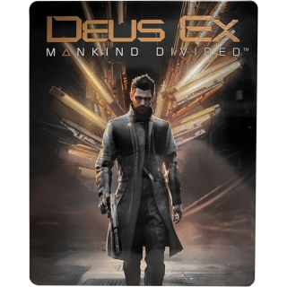 Диск Deus Ex Mankind Divided - Steelbook (Б/У) (БЕЗ ИГРЫ) [PS4]