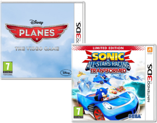 Диск Disney's Planes + Sonic & All-Star Racing Transformed - Limited Edition [3DS]