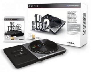 Диск DJ Hero 2 Turntable Bundle (игра + диджейский пульт) + DJ Hero 1 [PS3]