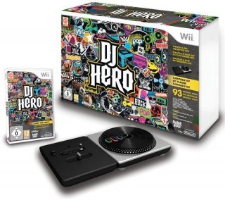 Диск DJ Hero Turntable Bundle (игра + диджейский дульт) + DJ Hero 1 [Wii]