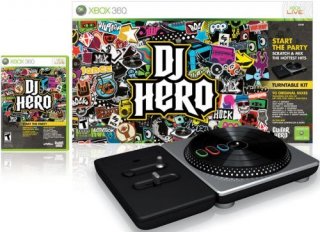 Диск DJ Hero Turntable Bundle (игра + контроллер) [X360]