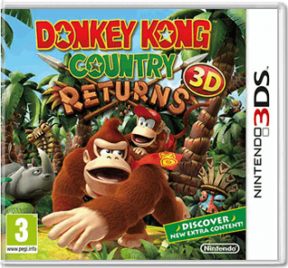 Диск Donkey Kong Country Returns (Б/У) (без коробки) [3DS]