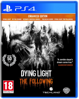 Диск Dying Light - The Following Enhanced Edition (Б/У) [PS4]