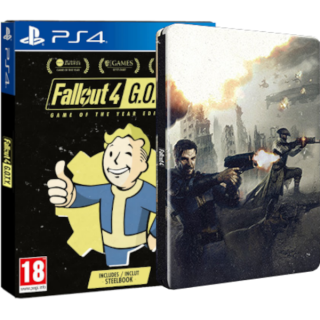 Диск Fallout 4 G.O.T.Y. - 25th Anniversary Steelbook Edition (англ. версия) [PS4]