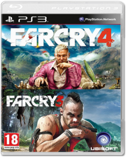 Диск Far Cry 4 + Far Cry 3 (Б/У) [PS3]