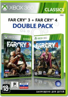Диск Far Cry 4 + Far Cry 3 [X360]