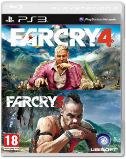 Диск Far Cry 4 + Far Cry 3 (англ. версия) [PS3]