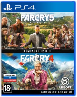 Диск Far cry 4 + Far cry 5 [PS4]