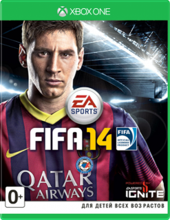 Диск FIFA 14 (Б/У) (не оригинальная полиграфия) [Xbox One]