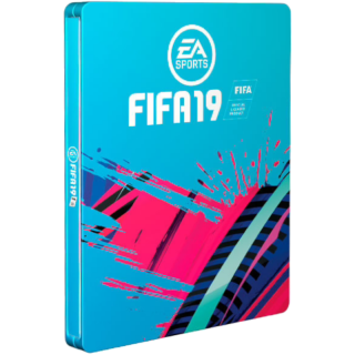 Диск FIFA 19 + Steelbook (Б/У) [PS4]