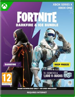 Диск Fortnite - Darkfire & Ice Bundle (код загрузки) [Xbox]
