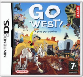 Диск Go West! A Lucky Luke Adventure (Б/У) (без коробки) [DS]