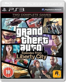 Диск Grand Theft Auto: Episodes from Liberty City (Б/У) (не оригинальная полиграфия) [PS3] 