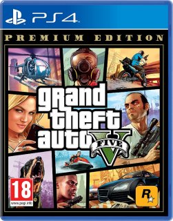 Диск Grand Theft Auto V (GTA 5) - Premium Edition [PS4]