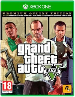 Диск Grand Theft Auto V (GTA 5) - Premium Online Edition [Xbox One]