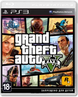 Диск Grand Theft Auto V (GTA 5) (Б/У) [PS3]