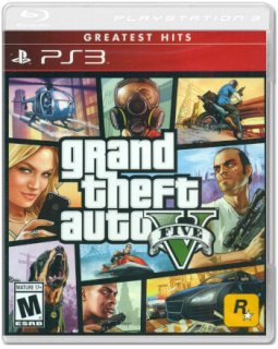 Диск Grand Theft Auto V (GTA 5) (англ. яз.) [PS3]