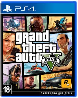 Диск Grand Theft Auto V (GTA 5) [PS4]