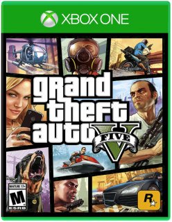 Диск Grand Theft Auto V (GTA 5) (US) (Б/У) [Xbox One]