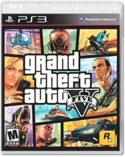 Диск Grand Theft Auto V (GTA 5) (USA) (Б/У) [PS3]