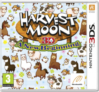 Диск Harvest Moon: a New Beginning [3DS]