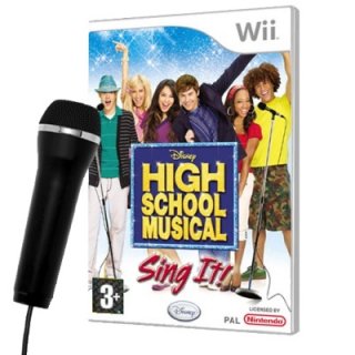 Диск High School Musical: Sing It + микрофон [Wii]