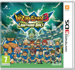 Диск Inazuma Eleven 3 - Lightning Bolt (Б/У) [3DS]