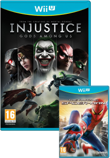 Диск Injustice: Gods Among Us + Amazing Spider-Man [Wii U]