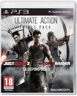 Диск Just Cause 2 + Sleeping Dogs + Tomb Raider. Ultimate Action Triple Pack [PS3]