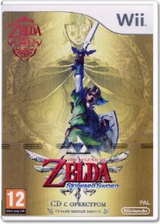 Диск Legend of Zelda: Skyward Sword. Специальное издание (Б/У) [Wii]