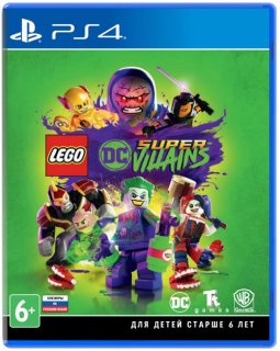 Диск LEGO DC Super-Villains (Б/У) [PS4]