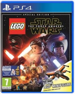 Диск LEGO Звездные войны: Пробуждение Силы + LEGO фигурка X-Fighter [PS4]