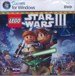 Диск LEGO Star Wars III: The Clone Wars. Подарочное издание [PC, Jewel]