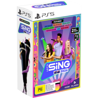 Диск Let's Sing 2026 + 2 микрофона [PS5]