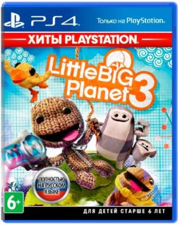 Диск LittleBigPlanet 3 [Хиты Playstation] (Б/У) [PS4]