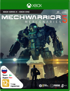Диск MechWarrior 5: Mercenaries [Xbox]