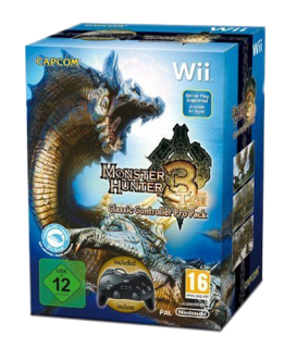 Диск Monster Hunter 3 (Tri) Classic Controller Pro Pack [Wii]