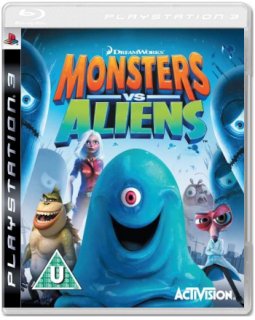 Диск Monsters vs. Aliens (Б/У) (без обложки) [PS3]
